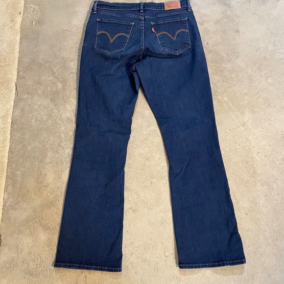 Levi's Curvy Bootcut Jeans Dark Wash Denim Classic Fit Women Size 31x28 Mid-rise - Picture 7 of 9